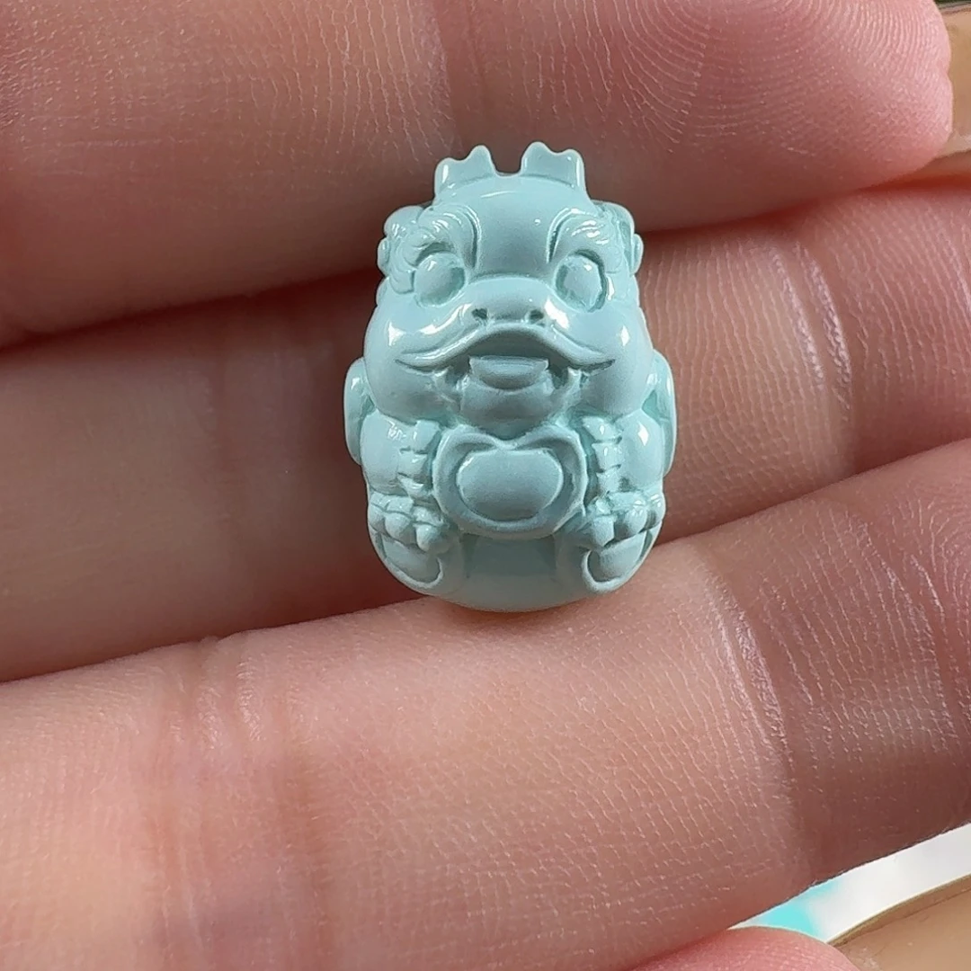 绿松石未镶嵌颈饰