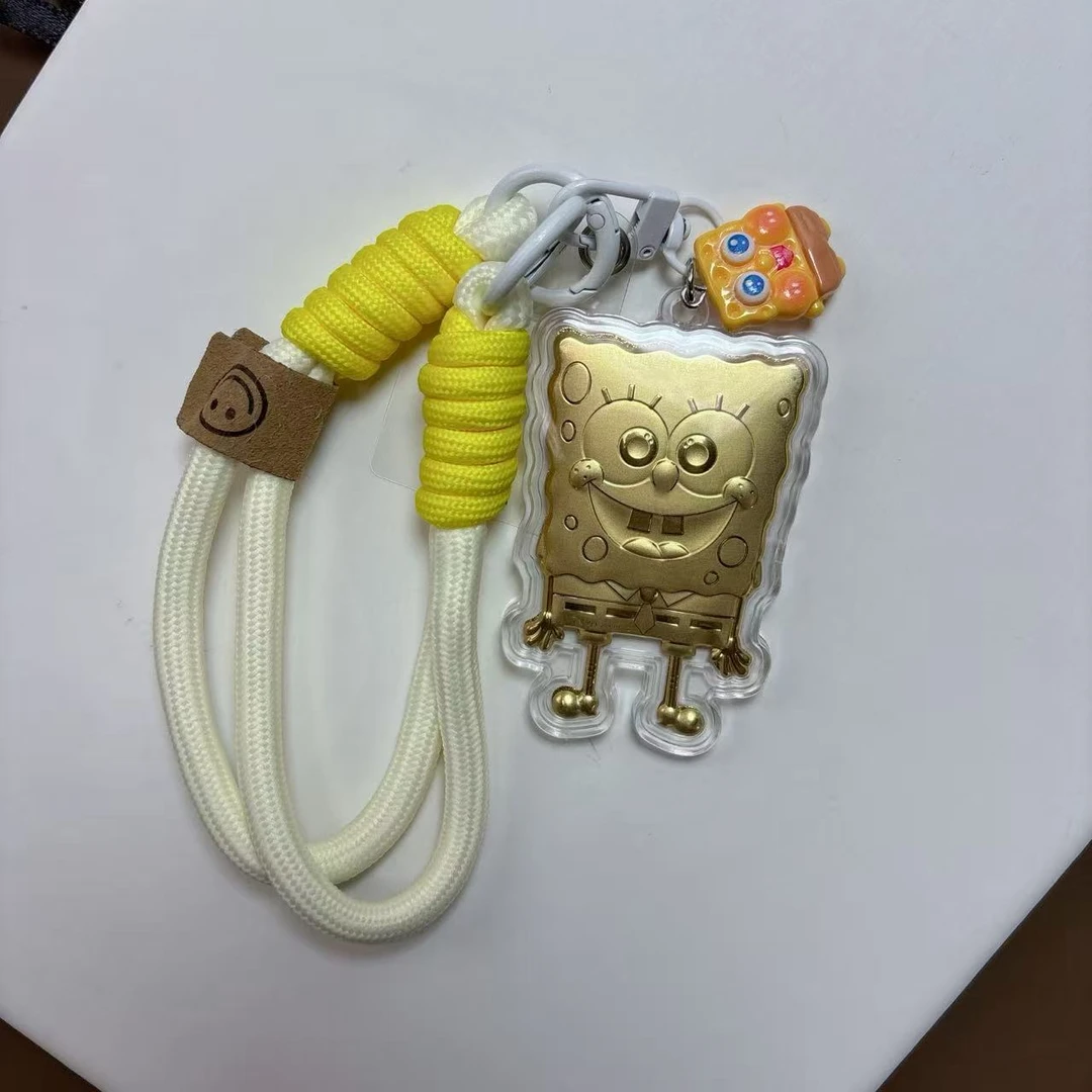 含金制品《老猪严选》FL047海绵宝宝手机挂车挂多样性发其一