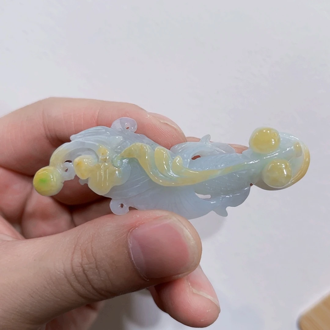 翡翠未镶嵌吊坠(赠链)代编织