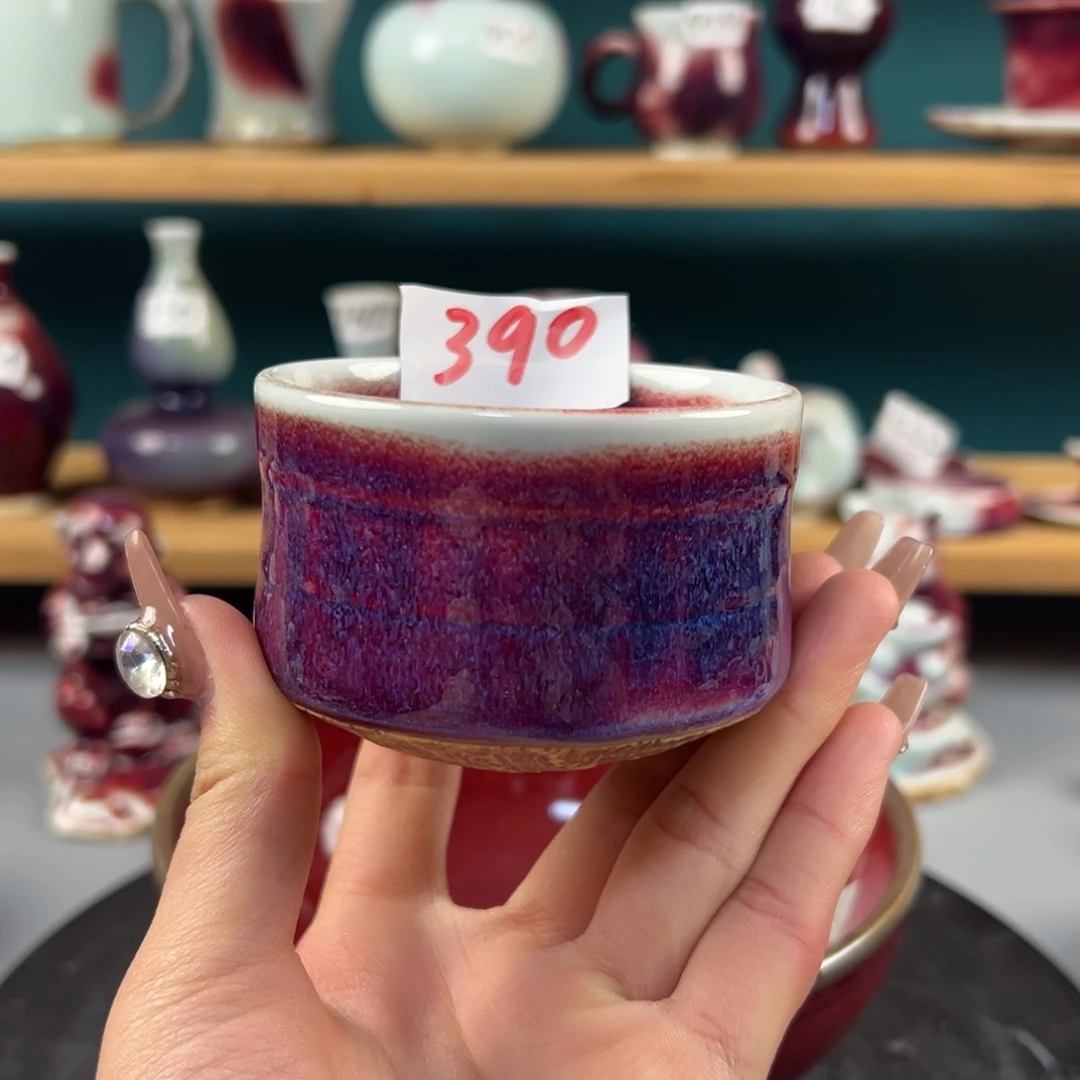 瓷片全品无暇主人杯纯手工