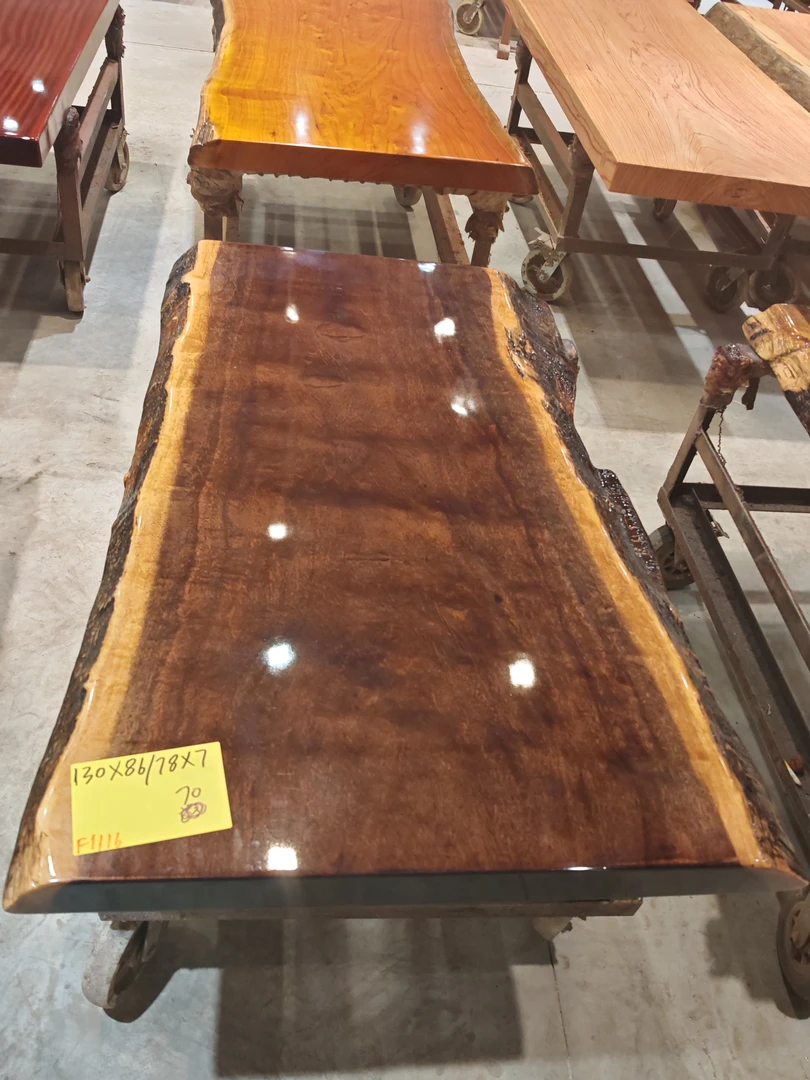 非洲进口实木大板茶桌办公桌