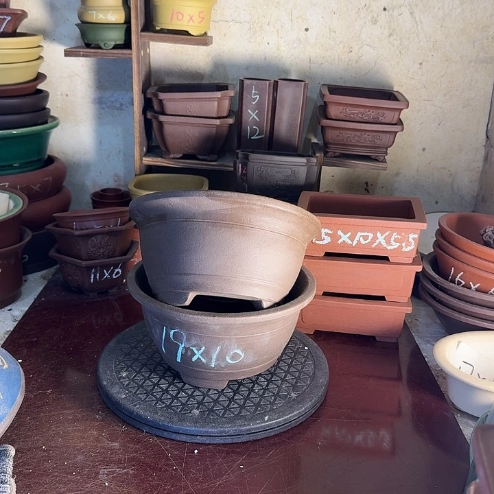 宜兴紫砂花盆手工制作