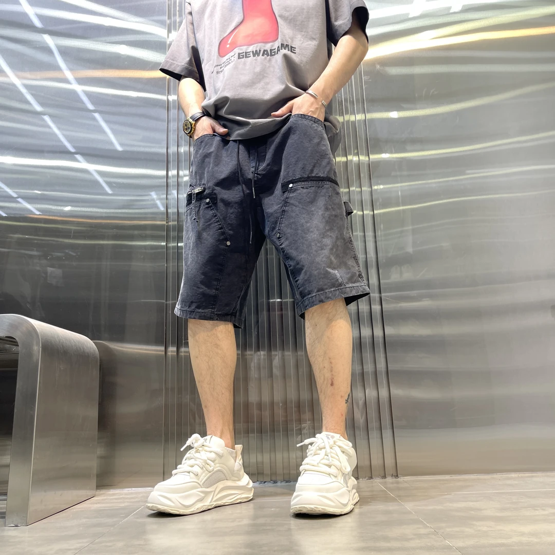 夏季新款超清爽的夏天OOTD潮男短裤机能风宽松透气痞帅百搭男士