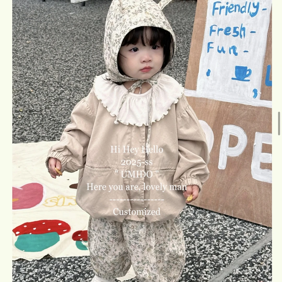 优米多2025ss早春女宝蕾丝卫衣链接