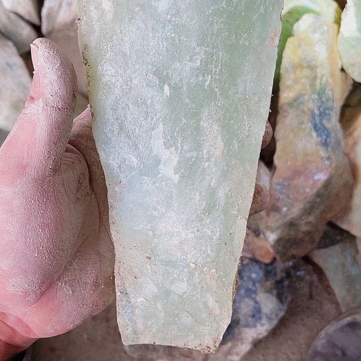 亮***蛇纹石玉未镶嵌天然岫玉多样性发一