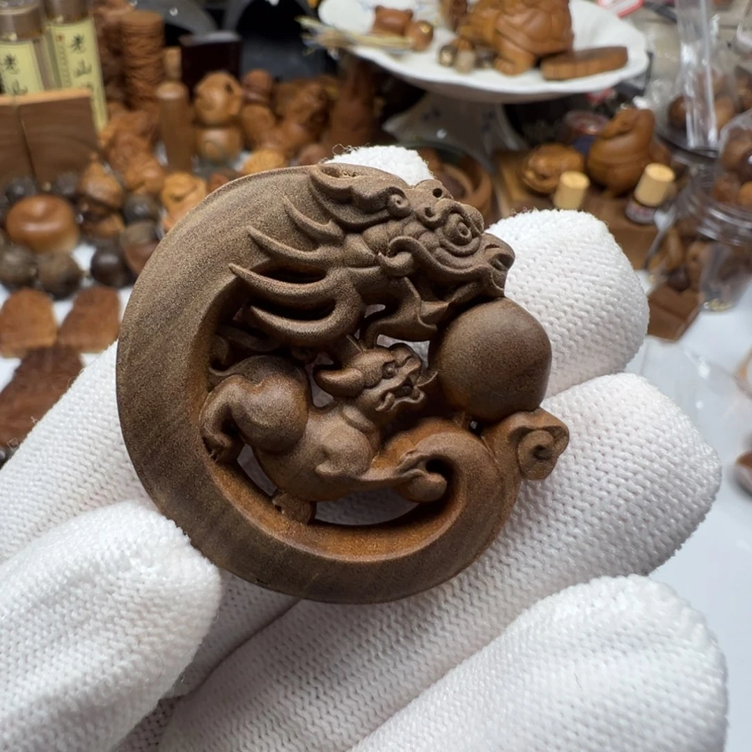 用***1檀香木龙牌老山檀