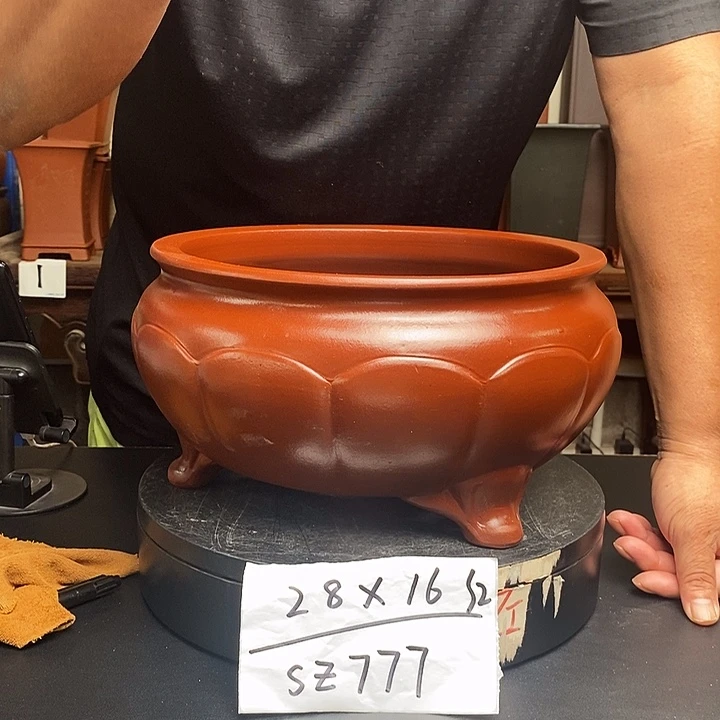 紫砂花盆货号一只SZ777