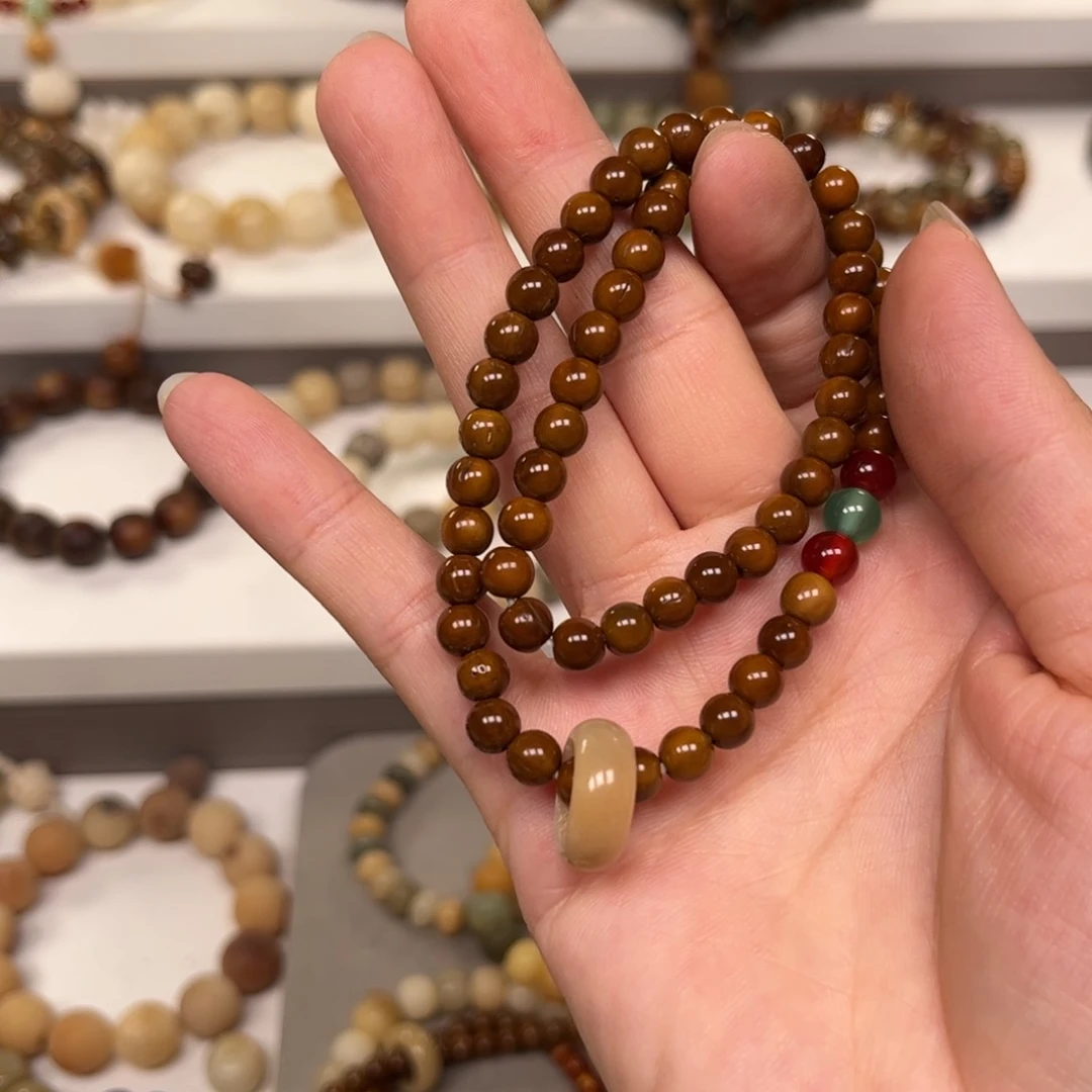 白玉菩提吊坠库克双圈卡5一条