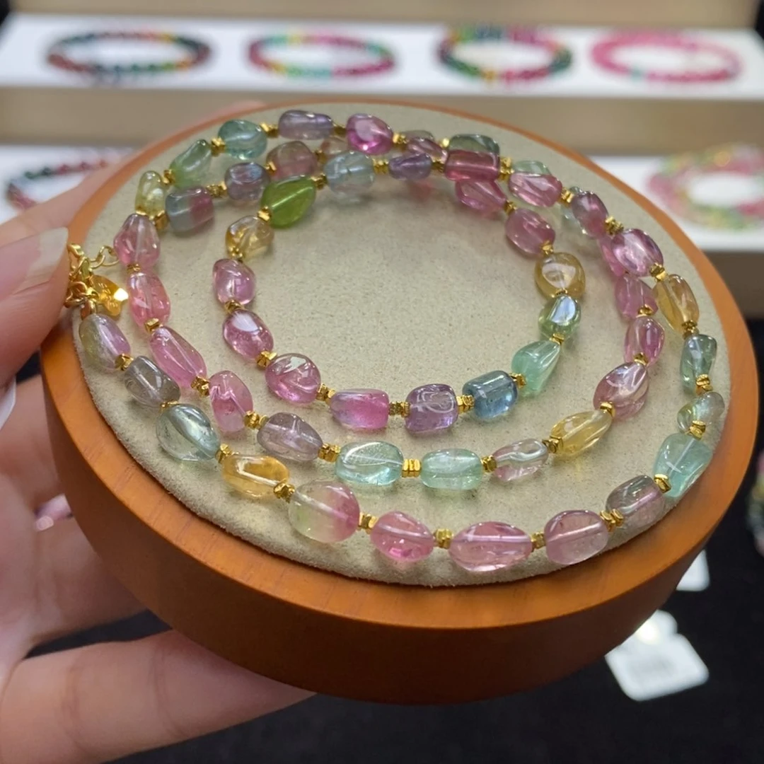 【闪购商品】碧玺手串未镶嵌两天看货期