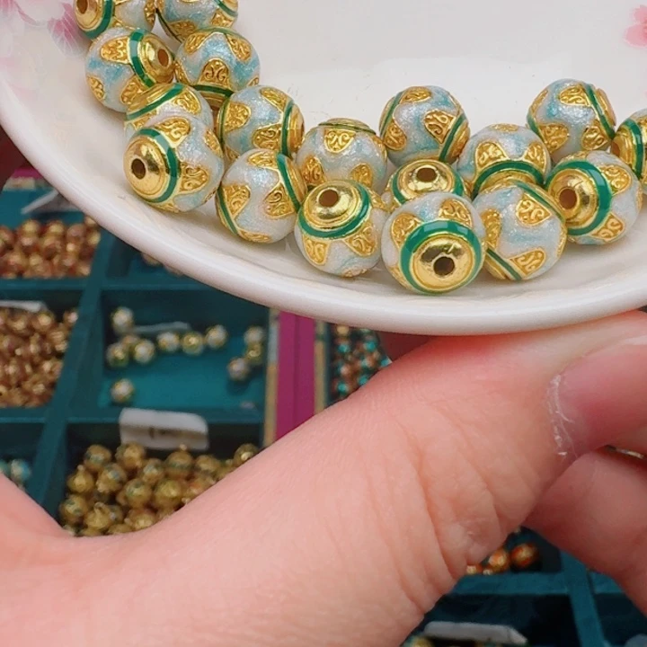 圆珠扣铜扣压襟盘扣