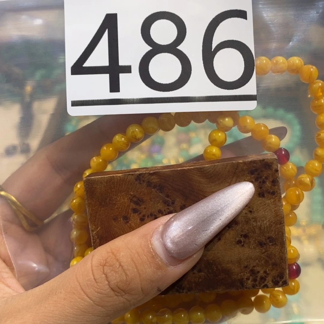 大***红木圆珠圆雕手工串486