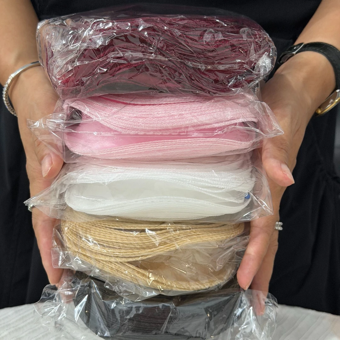 【1帮1】10卷大盘素色鱼尾纱花艺礼盒缎带diy批发