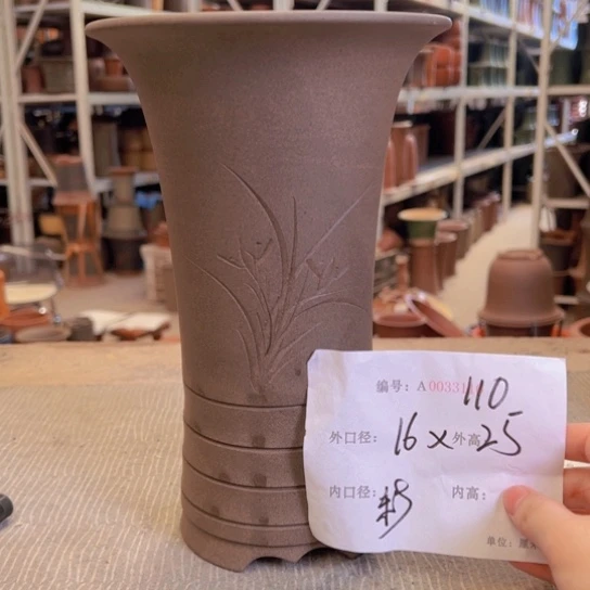 紫砂花盆紫紫砂盆