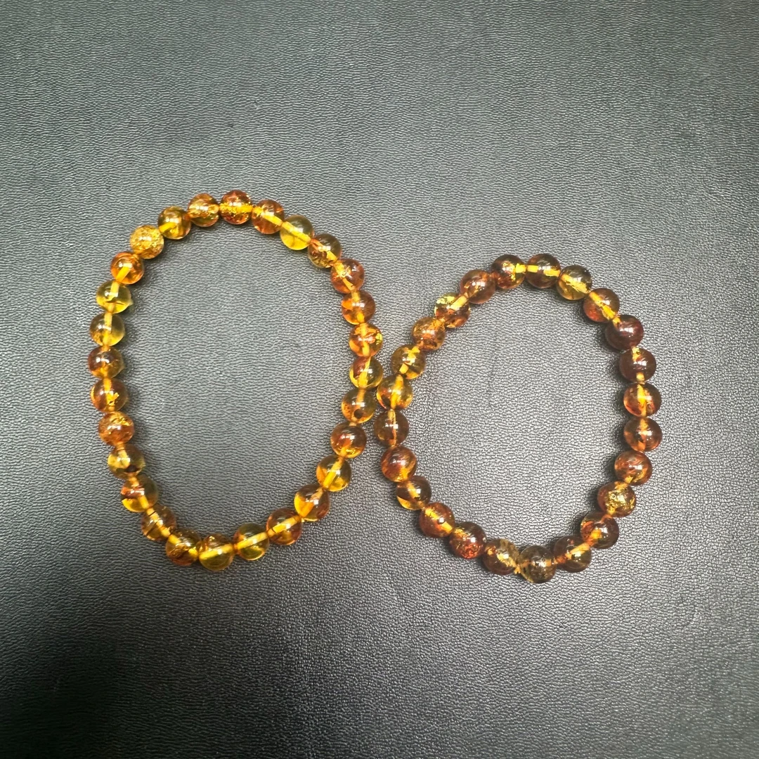 【玉经纶】46149/Q27-琥珀手串-多样性发其一