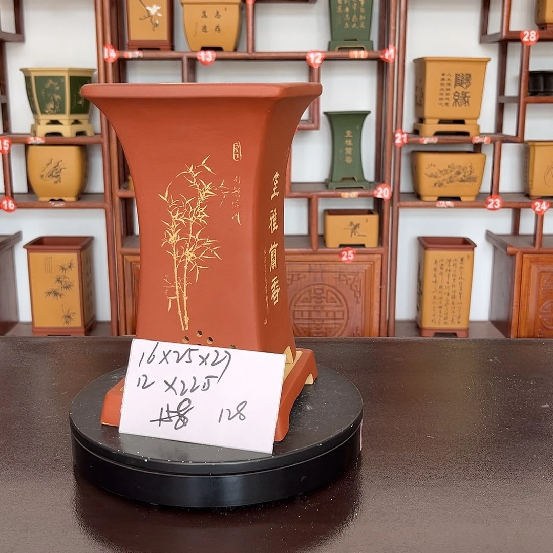 紫砂花盆紫砂花盆