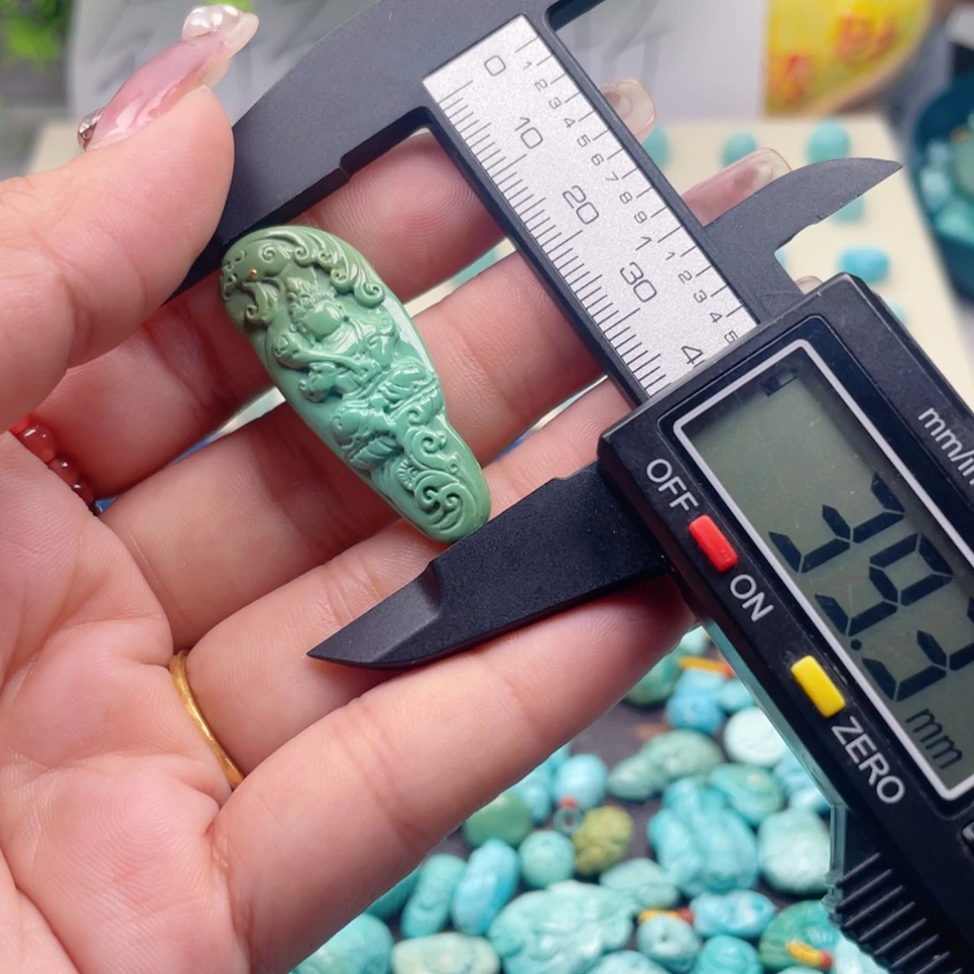 绿松石未镶嵌吊坠(不含链)