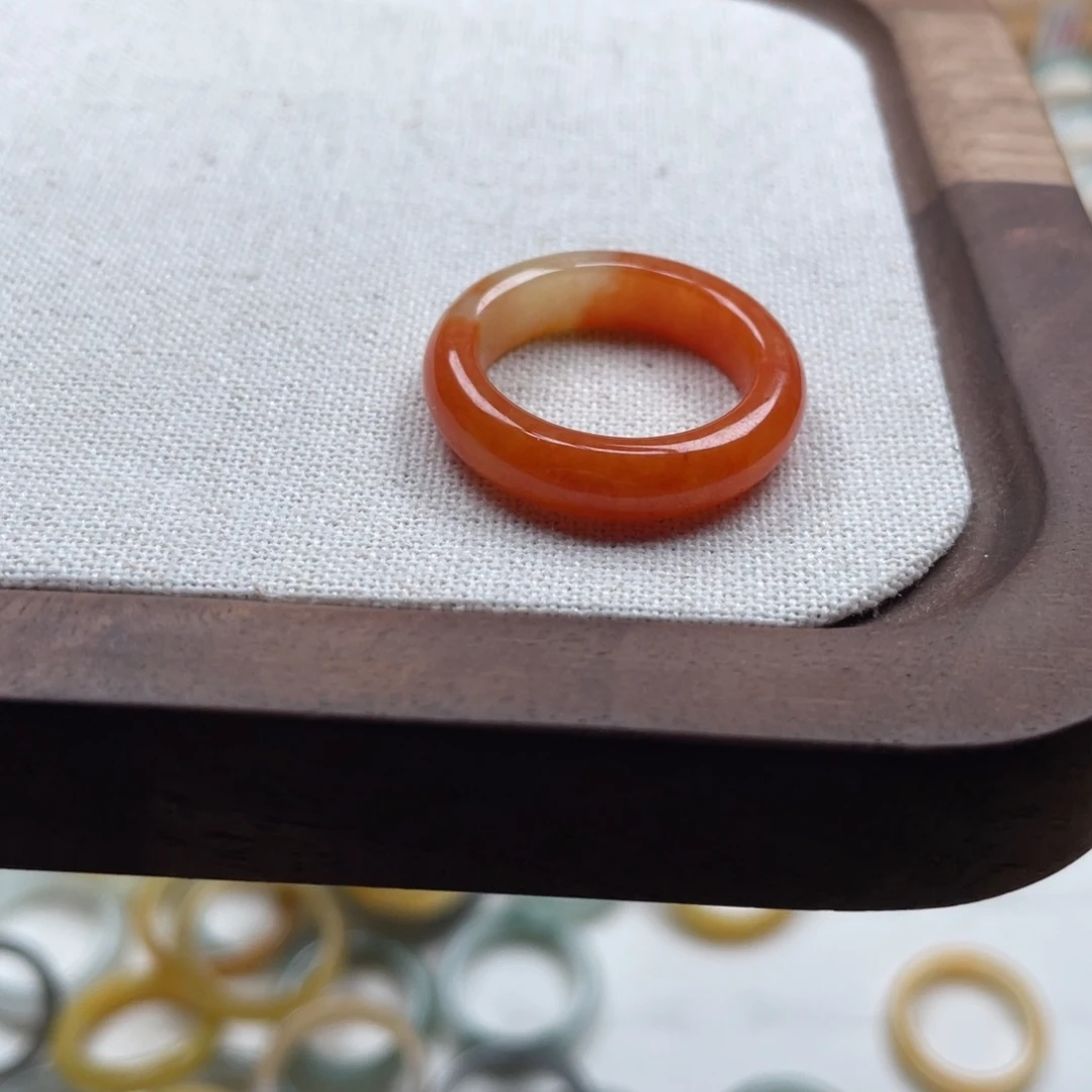 翡翠戒指未镶嵌34 号 港码 18