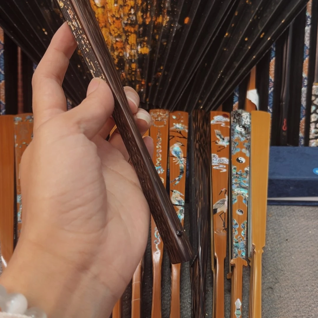 扇子寒*纯手工制作工艺