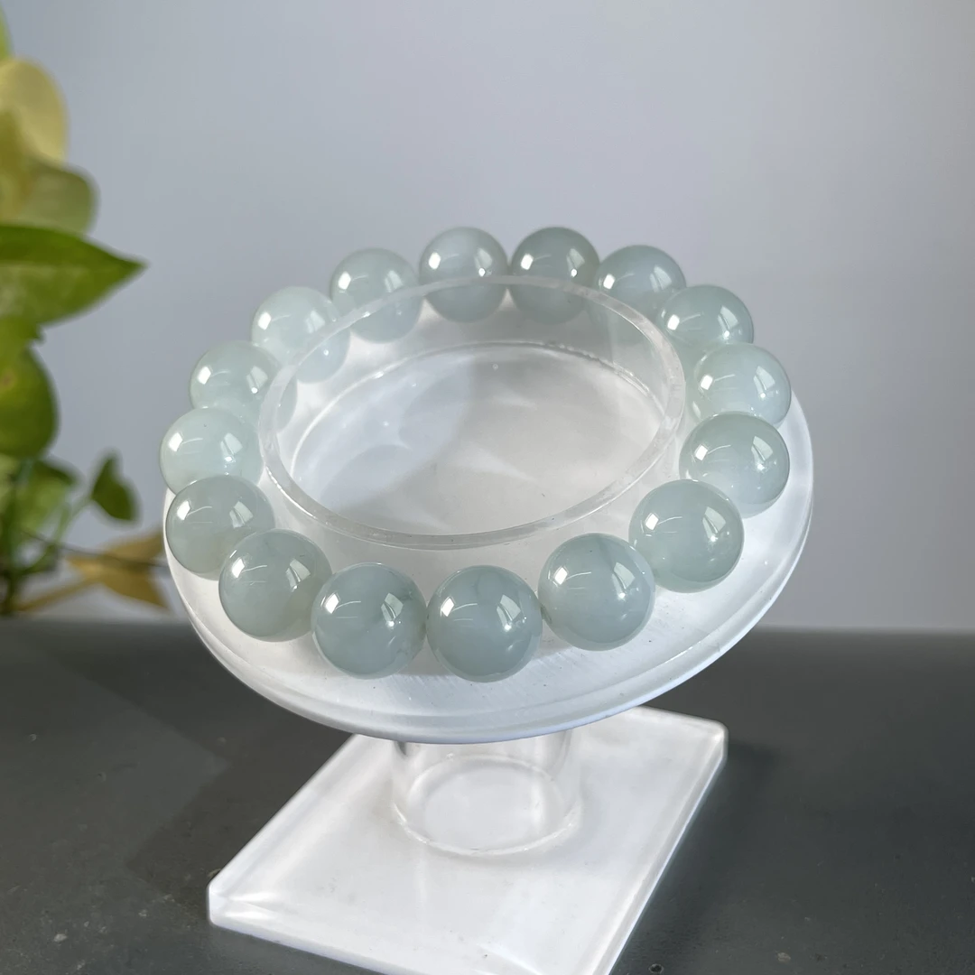 JXZC15-123 天然缅甸A货翡翠 翡翠手串