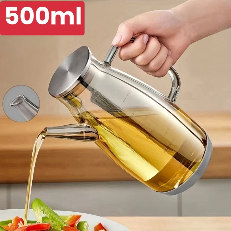 【500ml】新款装油瓶家用厨房油壶专用不挂油酱醋大容量高颜值厨具