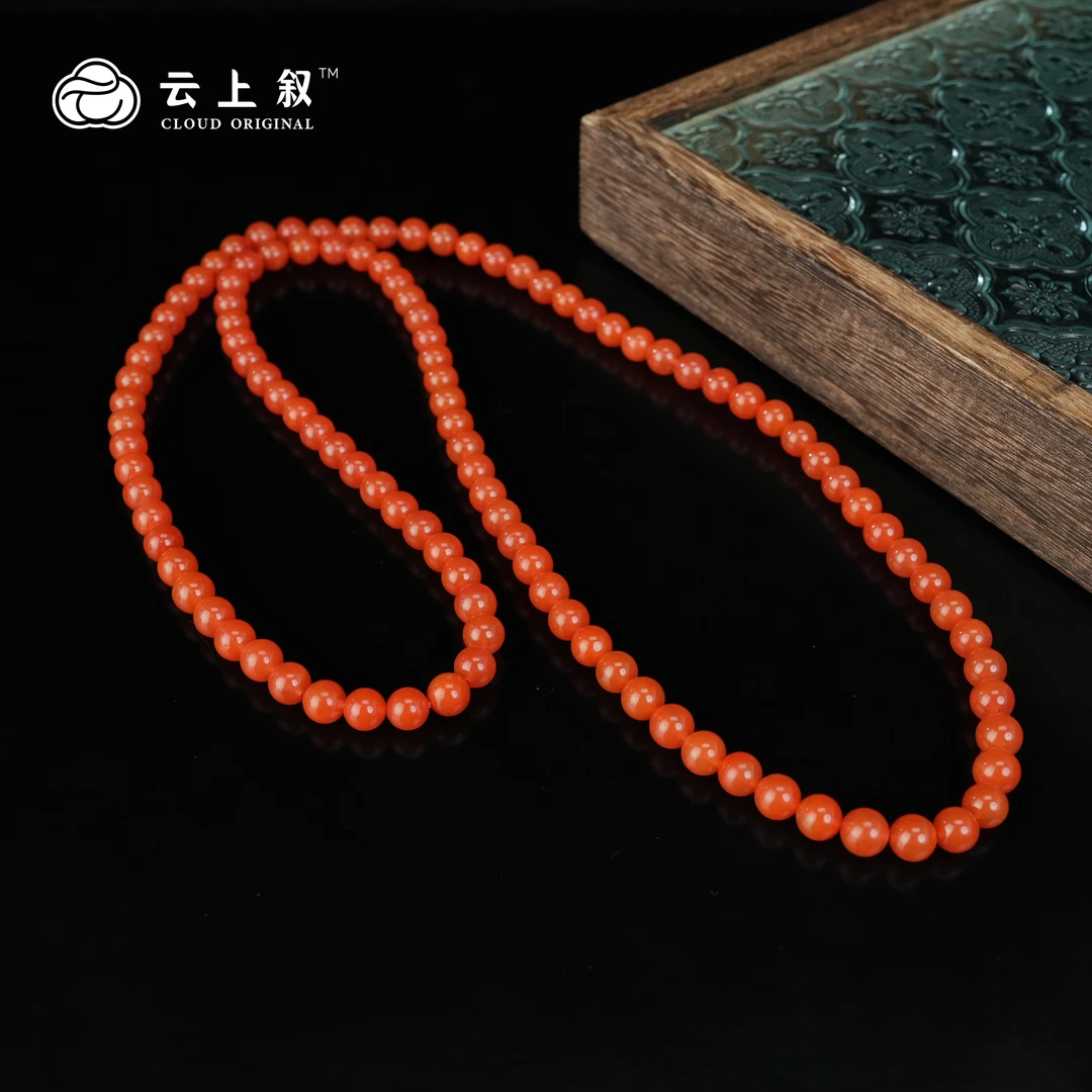 【云上叙】 26 QJD04100008 南红多圈手串-多样性发一件