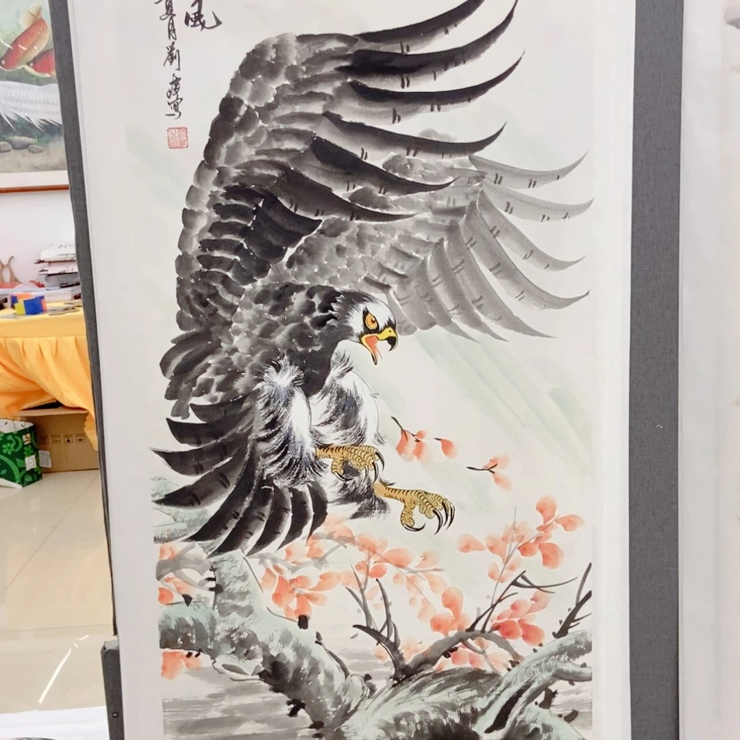 玩***心国画手写手绘国画58
