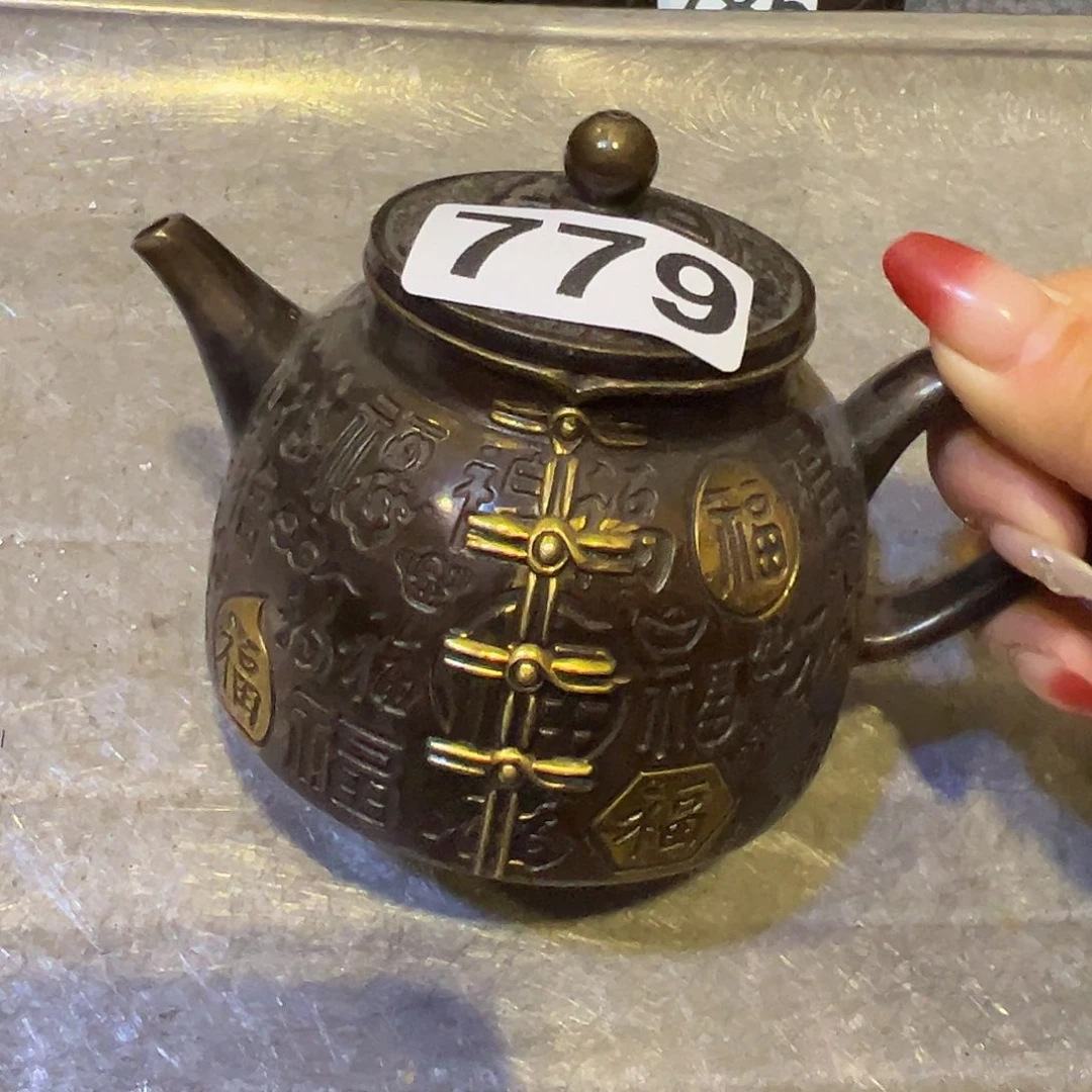 黄铜摆件，文房摆件