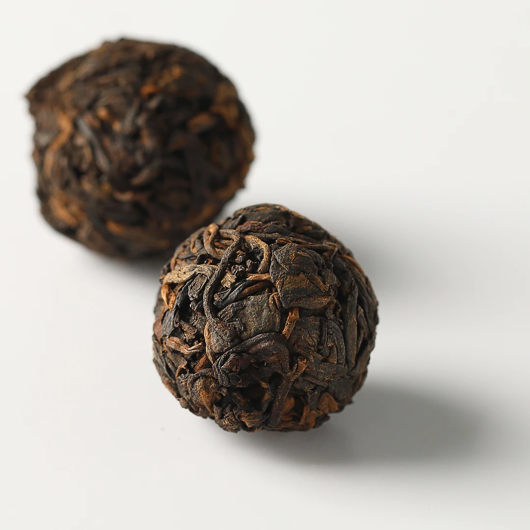 【明泽藏香】吊打来福熟茶 龙珠普洱茶 熟茶 7g/颗*12