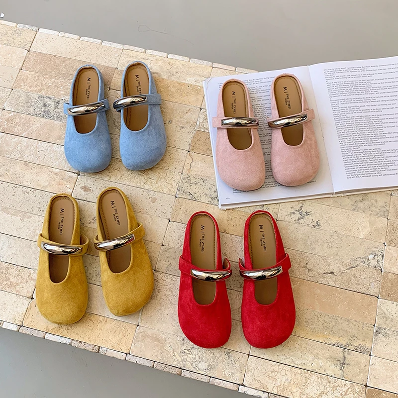 勃肯半拖鞋女外穿懒人一脚蹬夏季2025新款百搭时尚半拖-601