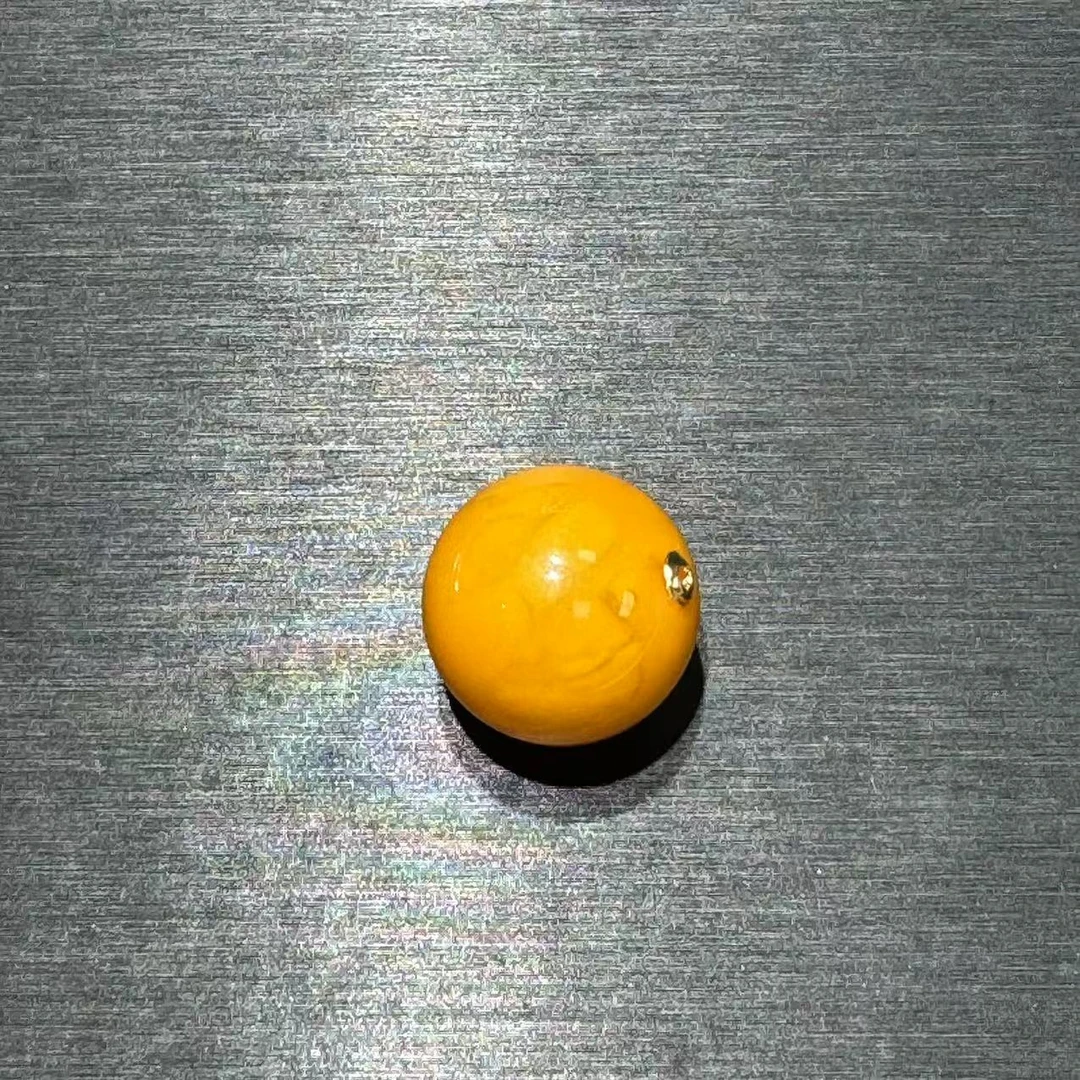 18K金老蜡圆珠单珠17mm /250704152057/多样性发一颗