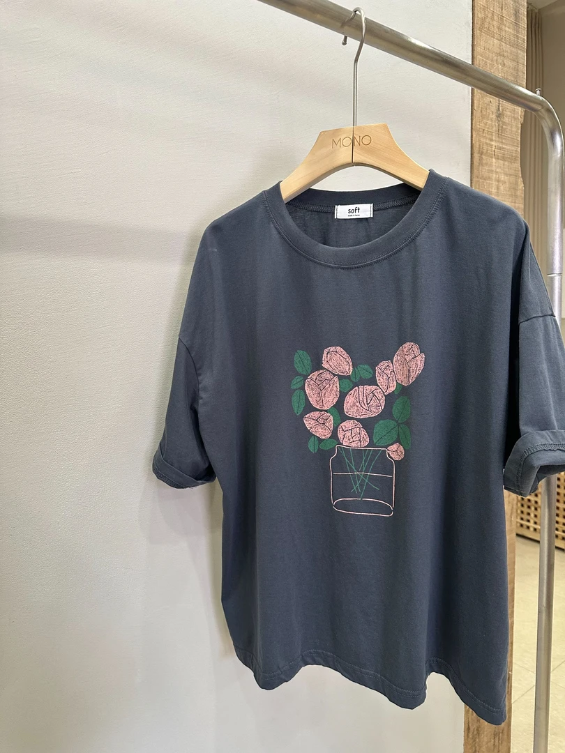 韩国正品不支持退换/so/玫瑰花半袖/0529/10/14