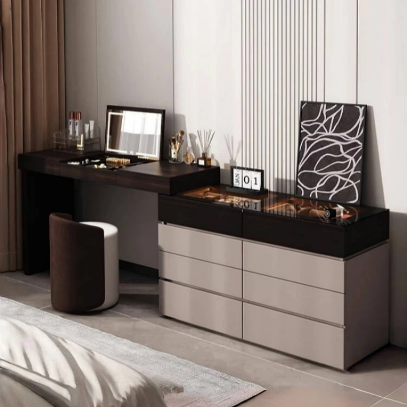 【国补链接】斗柜梳妆台一体柜化妆桌实木化妆台收纳柜