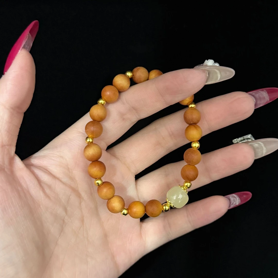 m-ak003 【无礼盒】精选崖柏单圈手串