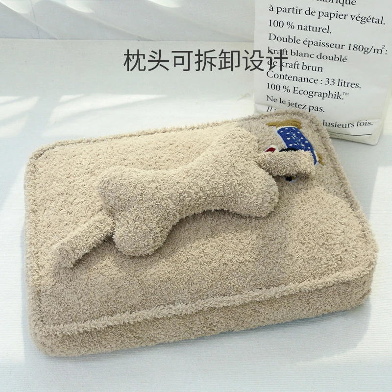 四季通用中小犬猫大厚深睡眠睡窝幼猫踩奶床垫可代发