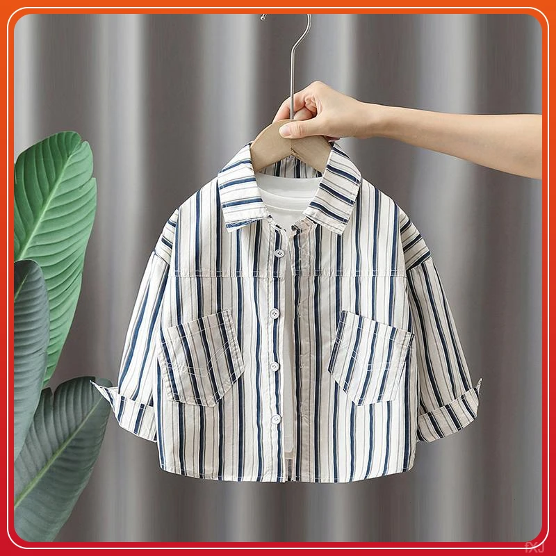 笑脸25韩版春秋条纹小童儿童秋季新款爆款上衣男童外套网红薄款