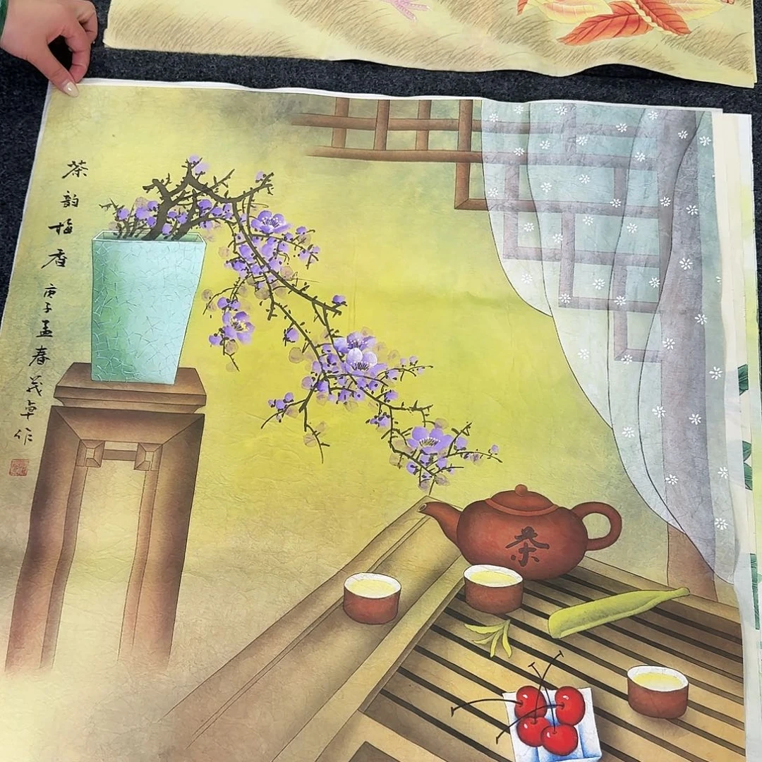 纯手绘国画作品欣赏