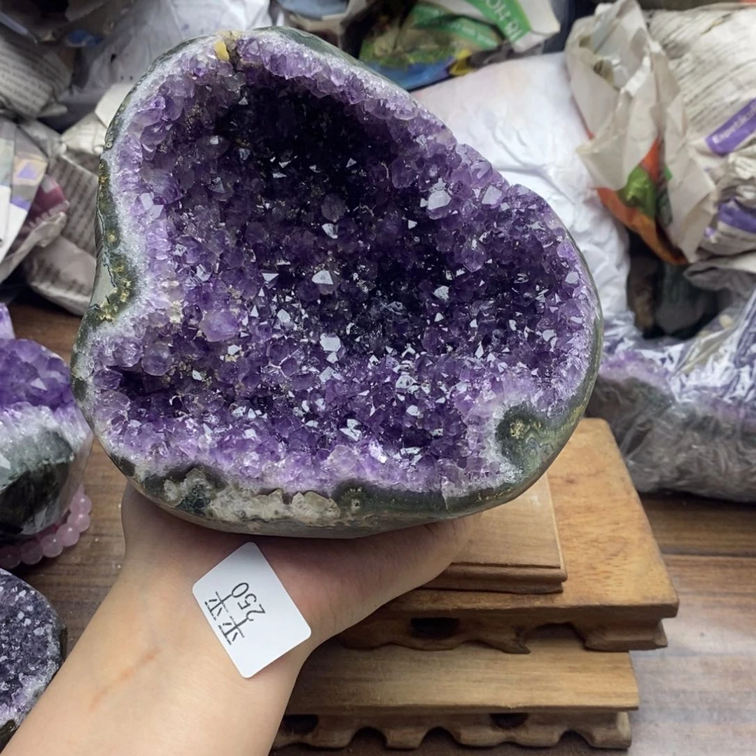 紫晶珠宝半成品未镶嵌