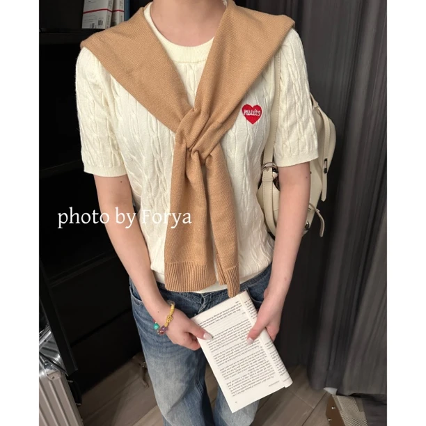 【Forya】琥珀流光高级感老钱风秋冬用韩系慵懒护颈椎旅游披肩女款