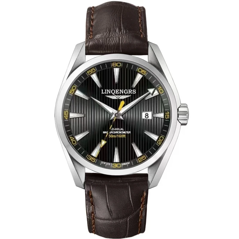 全自动大黄蜂机械腕表42mm表盘直径夜光防水商务休闲表