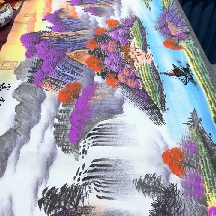 国画陈现法国画紫气东