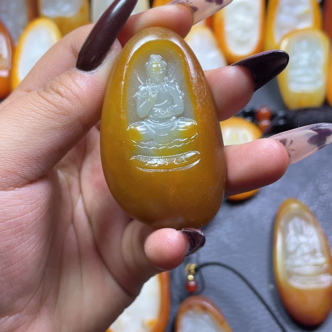风***1和田玉未镶嵌颈饰