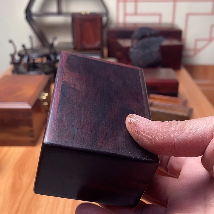 火***焱卢氏黑黄檀（大叶紫檀）机关盒