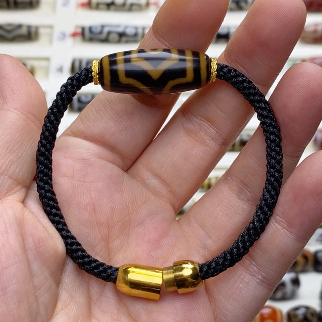 芒***蕉玛瑙/玉髓未镶嵌手绳