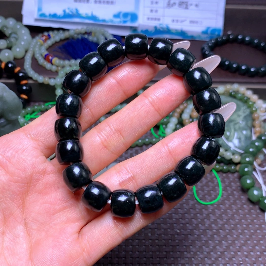 未镶嵌手串和田玉卡12