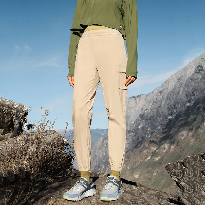 Skechers斯凯奇户外运动长裤男女款舒适干爽时尚百搭工装休闲裤子