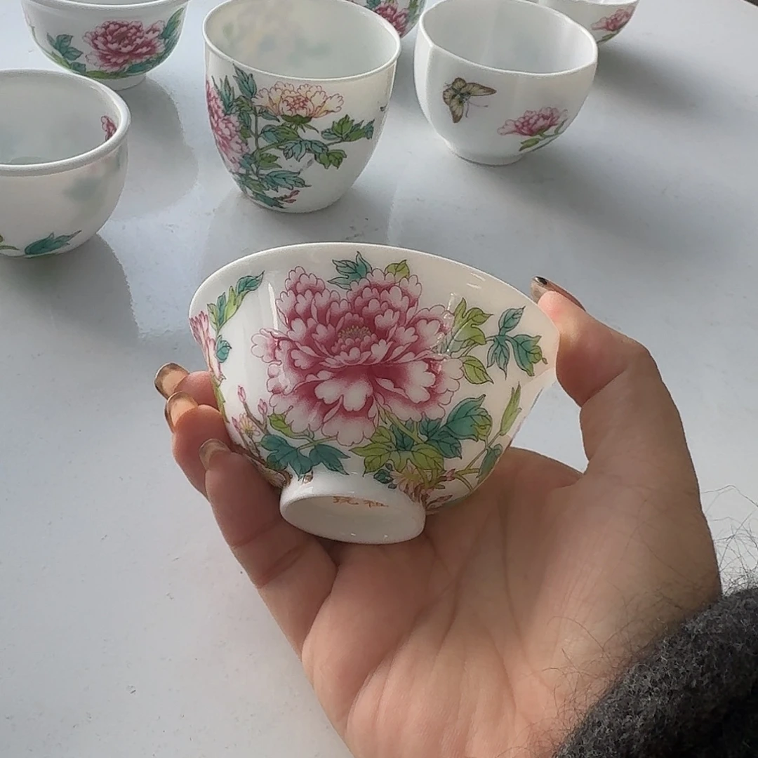 珐琅彩主人杯茶具套装