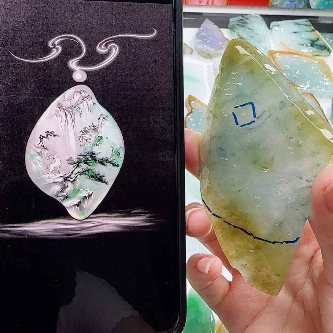 定制翡翠未镶嵌翡翠定制