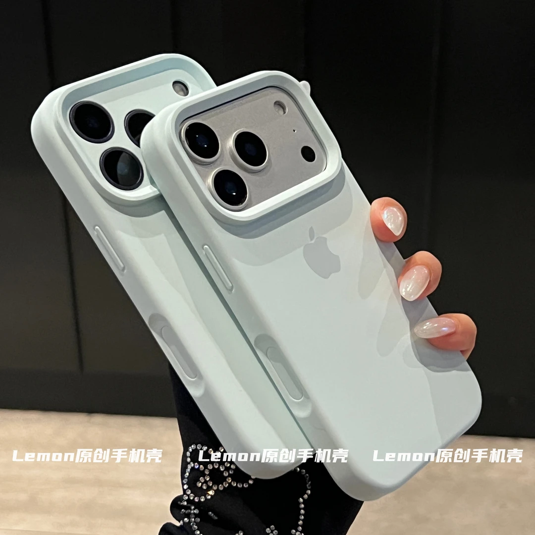 新天蓝适用苹果17promax手机壳15液态硅胶iphone14简约13纯色1211