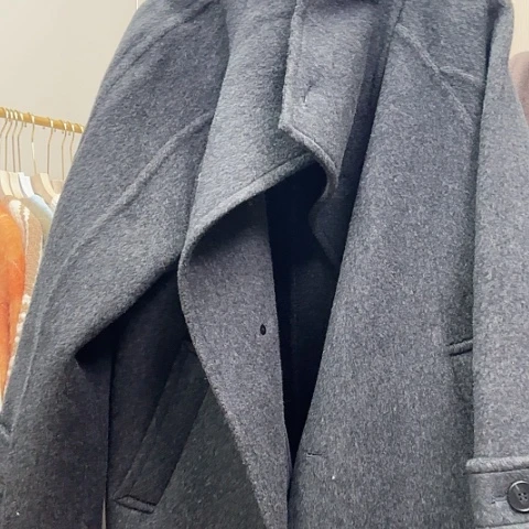 羊绒394牦牛绒大衣外套