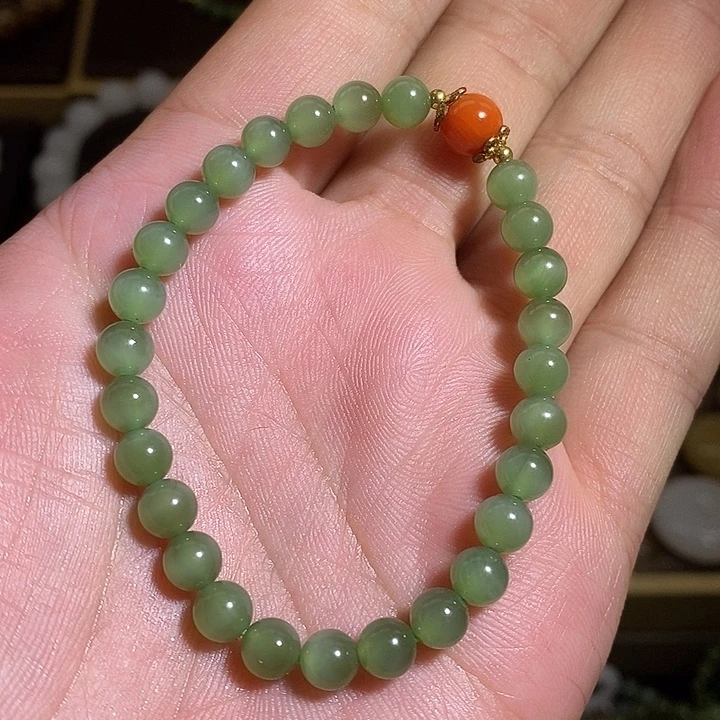 未镶嵌手串和田玉（碧玉）